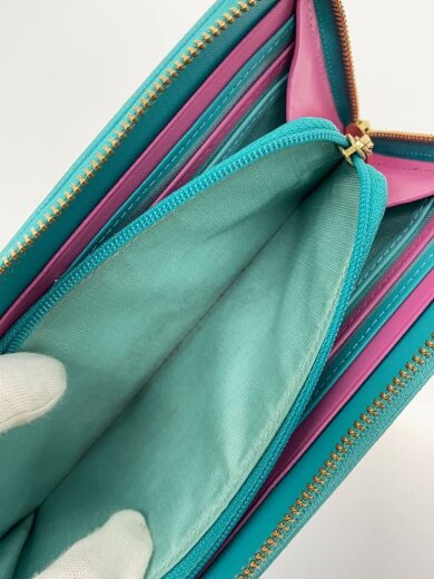 商品画像：長財布/--/GRN/無地/レディース 5