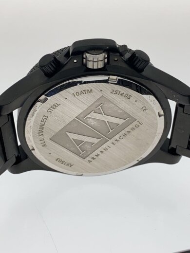 商品画像：クォーツ腕時計/アナログ/ステンレス/BLK/BLK/AX1503 3