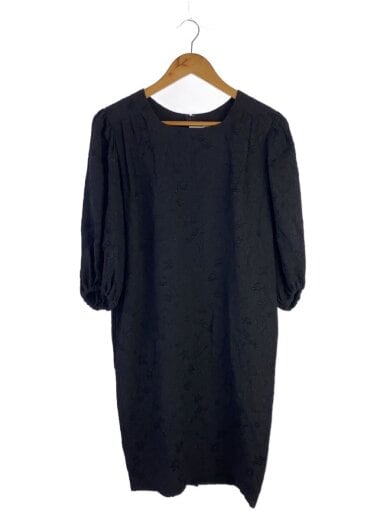 商品画像：7分袖ワンピース/38/アクリル/BLK/A09122 1