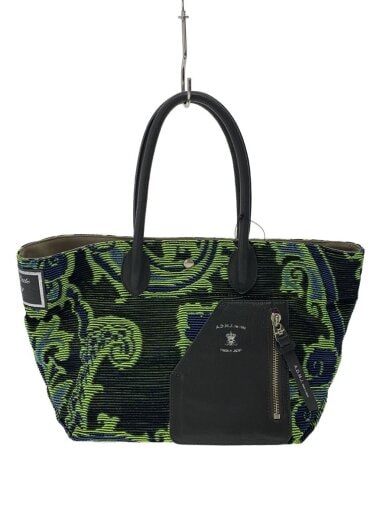 商品画像：トートバッグ/--/GRN/総柄 1