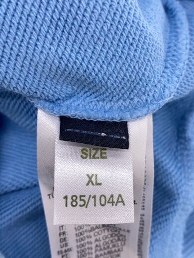 商品画像：パーカー/XL/コットン/BLU/無地 4