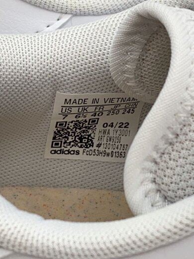 商品画像：ローカットスニーカー/25cm/WHT/PVC/GW9250 5