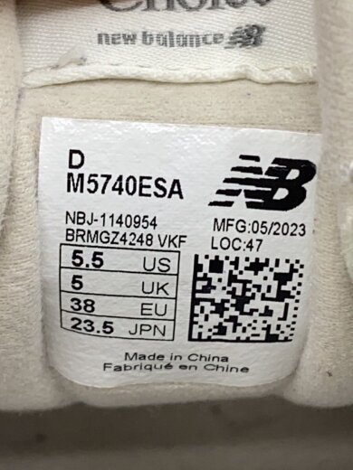 商品画像：ローカットスニーカー/23.5cm/WHT/M5740ESA// 5