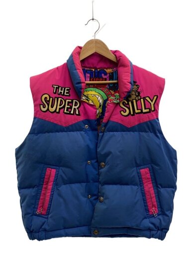 商品画像：ダウンベスト/--/ポリエステル/マルチカラー/総柄 1