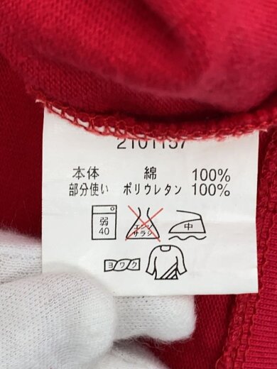 商品画像：ポロシャツ/LL/コットン/RED/2101157 4