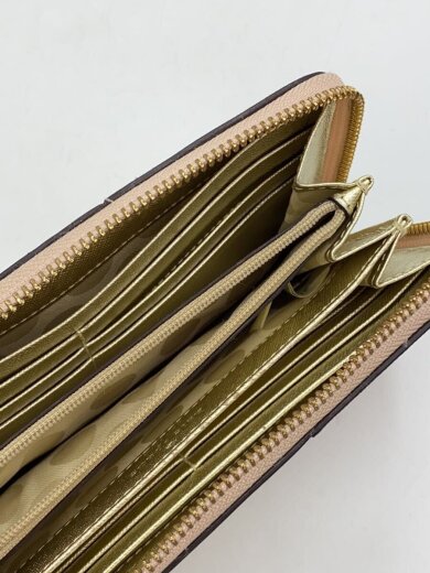 商品画像：長財布/レザー/PNK/無地/レディース 5