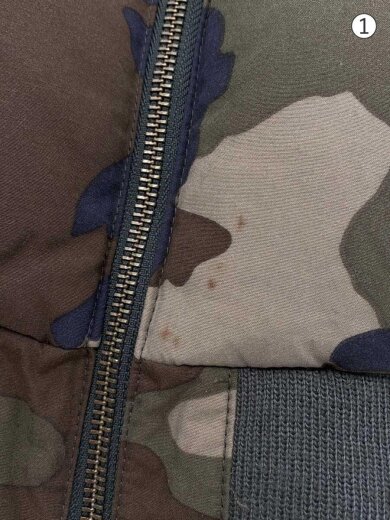 商品画像：ダウンジャケット/XL/ナイロン/KHK/カモフラ/ND00495 6