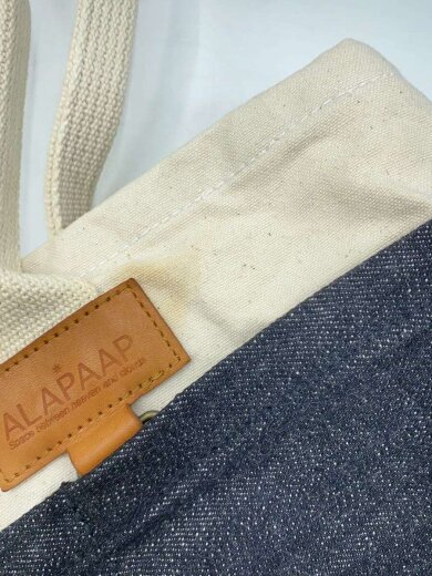 商品画像：PALAPAAM/トートバッグ/デニム/BLK 9