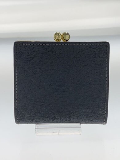 商品画像：2つ折り財布/レザー/BLK/レディース/3218C9K1/コインケース汚れ、メッキ剥がれ有 2