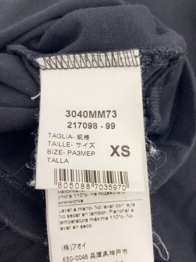 商品画像：Tシャツ/XS/コットン/BLK/3040MM73/21ss 4