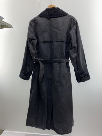 商品画像：89年製 TRENCH COAT/トレンチコート/34/コットン/NVY/無地/A605/背面小穴有 2