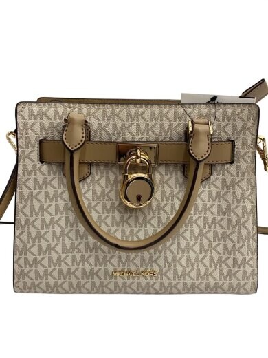 商品画像：HAMILTON SM SATCHEL/ショルダーバッグ/PVC/CRM/総柄/35F1GHMS1B 1