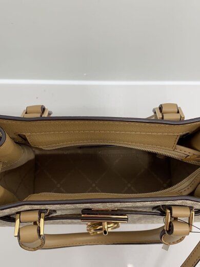 商品画像：HAMILTON SM SATCHEL/ショルダーバッグ/PVC/CRM/総柄/35F1GHMS1B 6
