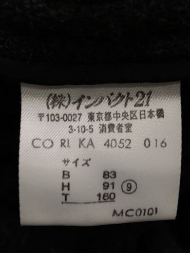 商品画像：ダッフルコート/9/ウール/BLK// 4