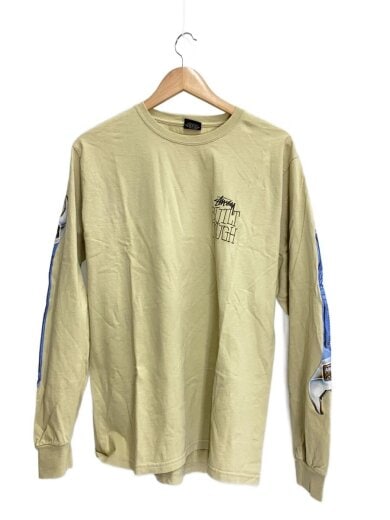 商品画像：Wrench L/S Tee/長袖Tシャツ/M/コットン/BEG/プリント 1
