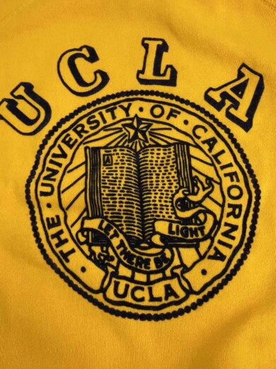 商品画像：FL Robinson/ラグランスウェット/UCLA/カレッジロゴ/フロッキープリント/8/S/アクリル/YLW 6