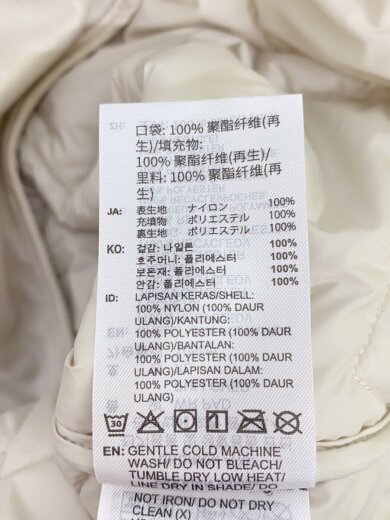 商品画像：ビヨンド ザ コース キルト ハーフジップ フーディジャケット/XL/ナイロン/CRM/JM9598// 4