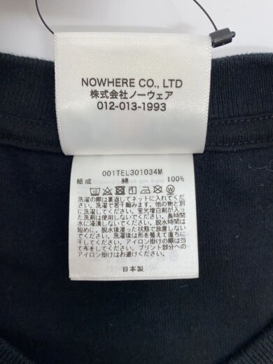 商品画像：Tシャツ/L/コットン/BLK/001tel301034m 4