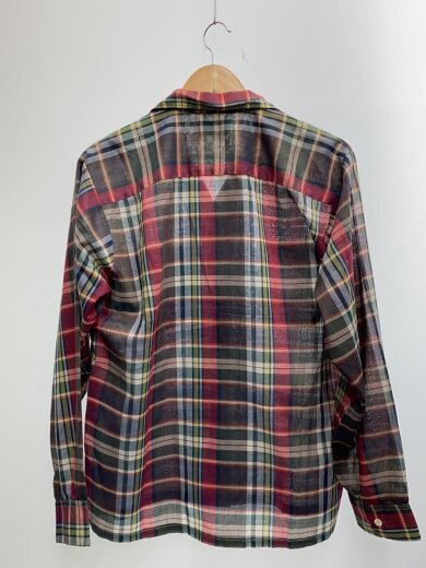 商品画像：ボックスシャツ/60s/開襟/Penn Leigh/長袖シャツ/M/ポリエステル/RED/オンブレ 2