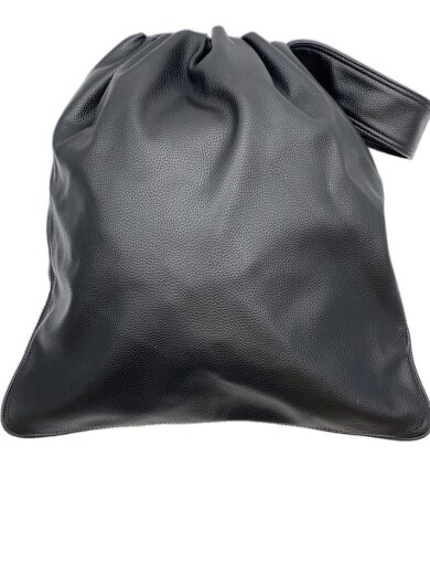 商品画像：Eco Leather Gather Bag/ショルダーバッグ/フェイクレザー/BLK/12321021 1