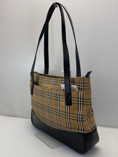 商品画像：トートバッグ/BRW/チェック/表面汚れ有り// 2