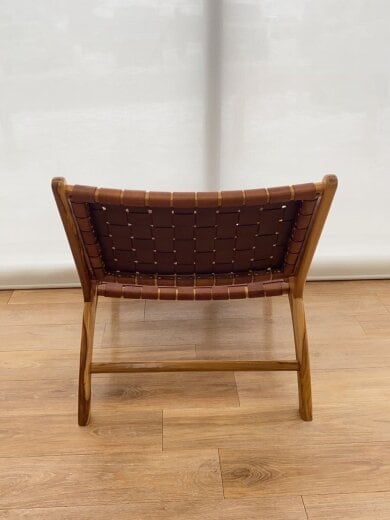 商品画像：リビングチェア/チェア/ウッド/ブラウン/ホクオウ/イス 4