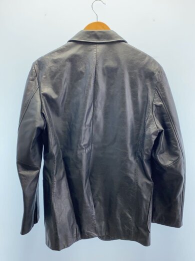 商品画像：レザージャケット/レザーテーラードジャケット/M/牛革/ブラック 2