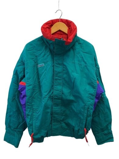 商品画像：ナイロンジャケット/Bugaboo/M/ナイロン/グリーン/パープル/Radial Sleeve/韓国製 1