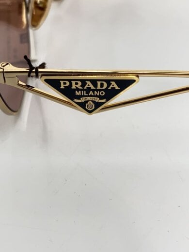 商品画像：トライアングルロゴ/パイロットサングラス/ゴールド/ピンク/SPR A50/ブリッジ 4