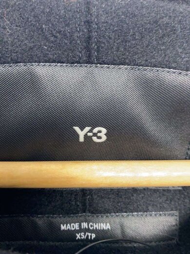 商品画像：WOOL COAT/ウールコート/XS/ブラック/ロングコート/フーデッドコート/IL2163 3