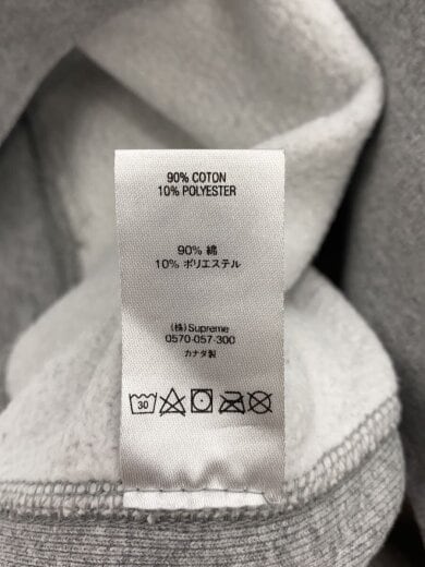 商品画像：19AW/Bandana Box Logo Hooded Sweat/パーカー/M/コットン/グレー 5