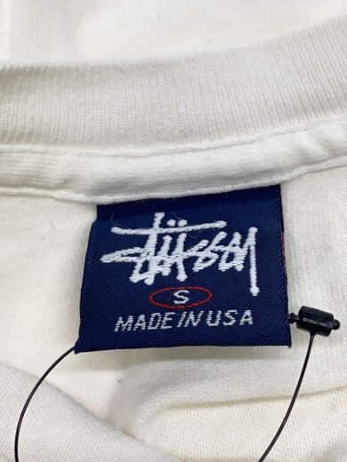 商品画像：Tシャツ/S/コットン/ホワイト/USA製/ボックスロゴ/サファリプリント/90s 3