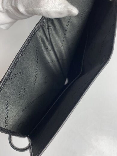 商品画像：多機能カードケース/牛革/ブラック/205DA0474 4