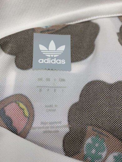 商品画像：ナケルスミス/アフロ柄/ポロシャツ/L/ポリエステル/ホワイト/総柄/CX5054// 3