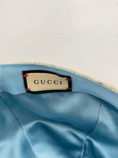 商品画像：ベースボールキャップ/XL/アイボリー/シルバー/GG柄/631953 5