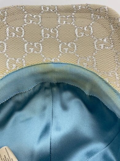 商品画像：ベースボールキャップ/XL/アイボリー/シルバー/GG柄/631953 7