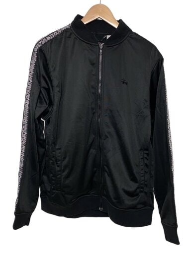 商品画像：ジャージ/トラックジャケット/XL/ブラック/毛玉・使用感有 1