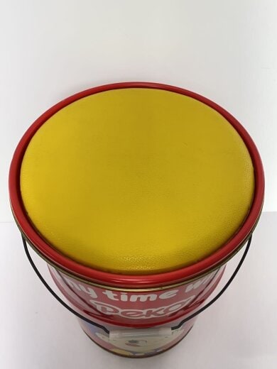 商品画像：ペコちゃんペール缶/ペール缶チェア/ペール缶スツール/サビ有// 5