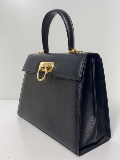 商品画像：ガンチーニ/2WAYハンドバッグ/レザー/BLK/AF-212181 2