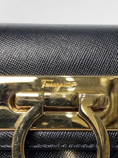 商品画像：ガンチーニ/2WAYハンドバッグ/レザー/BLK/AF-212181 5