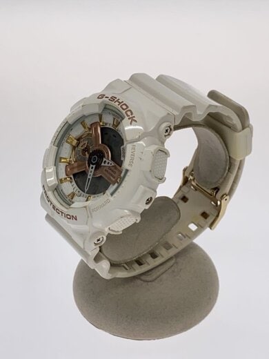商品画像：G-SHOCK/クォーツ腕時計/デジアナ/ホワイト/GA-110LC/使用感有// 2