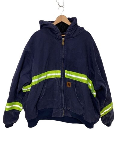 商品画像：アクティブジャケット/4XL/コットン/ネイビー/リフレクター/ダックキャンバスパーカー// 1