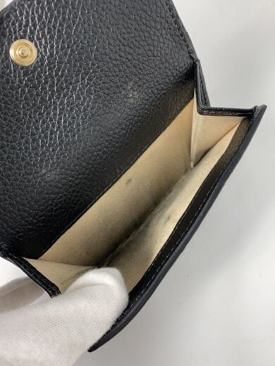 商品画像：3つ折り財布/レザー/BLK/レディース/CHC21WP945F57 001 5
