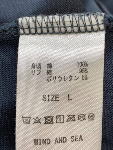 商品画像：長袖Tシャツ/L/ネイビー/タイダイ/ロンT/WDS-0-SEA-23-Q3-CS-02// 4