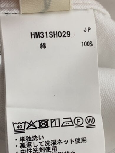 商品画像：長袖シャツ/S/コットン/WHT/HM31SH029 5