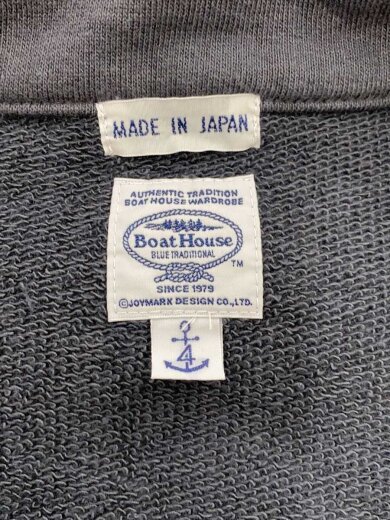 商品画像：Boat House/ハーフジップスウェット/4/コットン/グレー/カレッジスウェット/ボートハウス 3