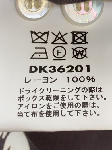 商品画像：アロハシャツ/L/レーヨン/グレー/パイナップル/DK36201/DK36201/東洋 4