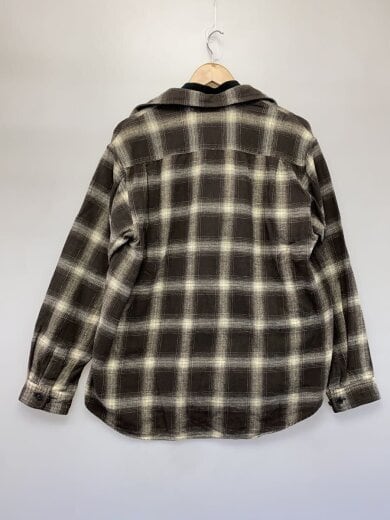 商品画像：長袖シャツ/M/コットン/BRW/チェック/GL29547 2