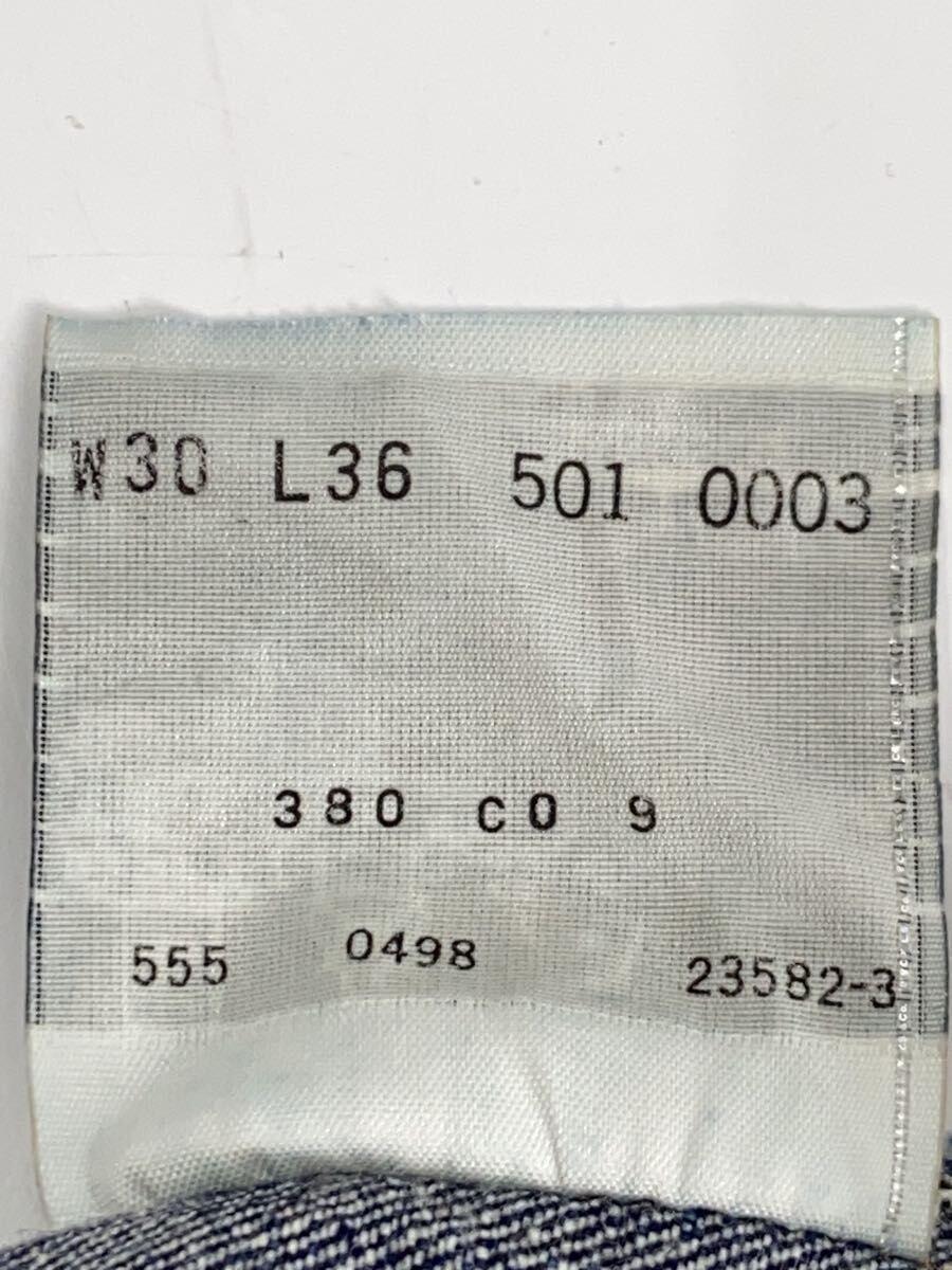 Levi’s / ボトム/30/コットン/IDG/501-0003