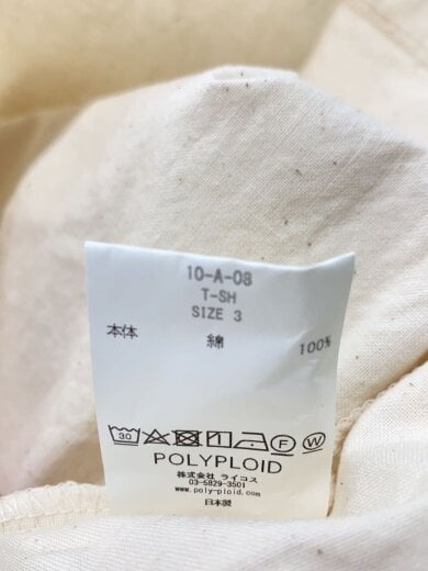 商品画像：Tシャツ/3/コットン/CRM/10-a-08 4